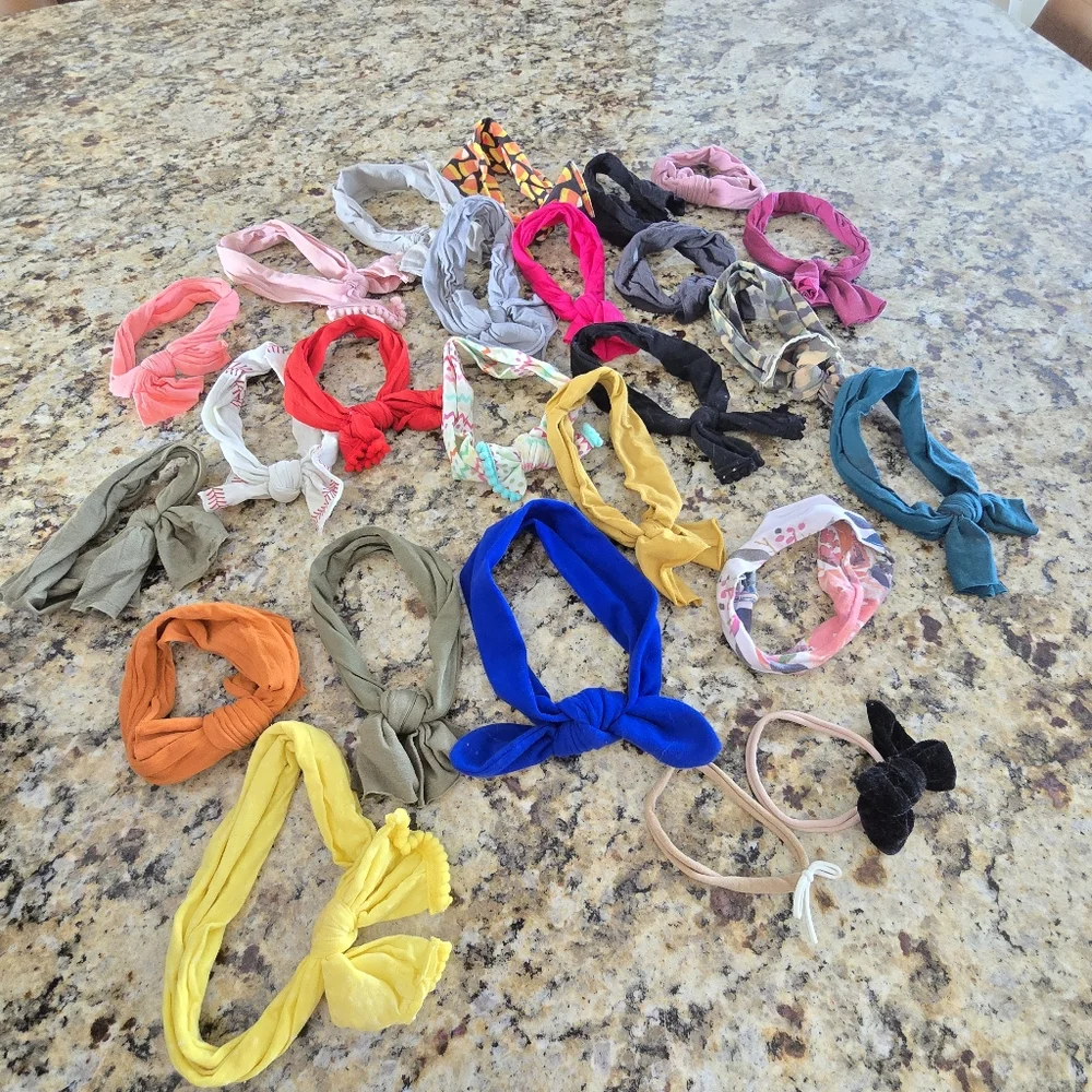 Infant Colorful Hair Accessories Set Of 27 Headbands